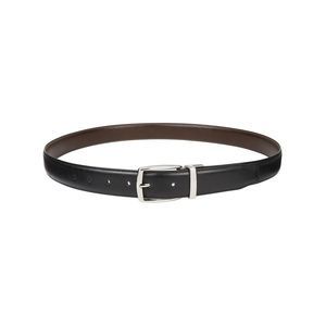 CLUBROOM Mens Brown Reversible Faux Leather Dress Belt 30\32